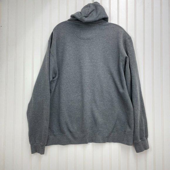 Port and Co. Hoodie Pullover Dark Grey Size L " Relax I've Goat This " - Picture 8 of 14